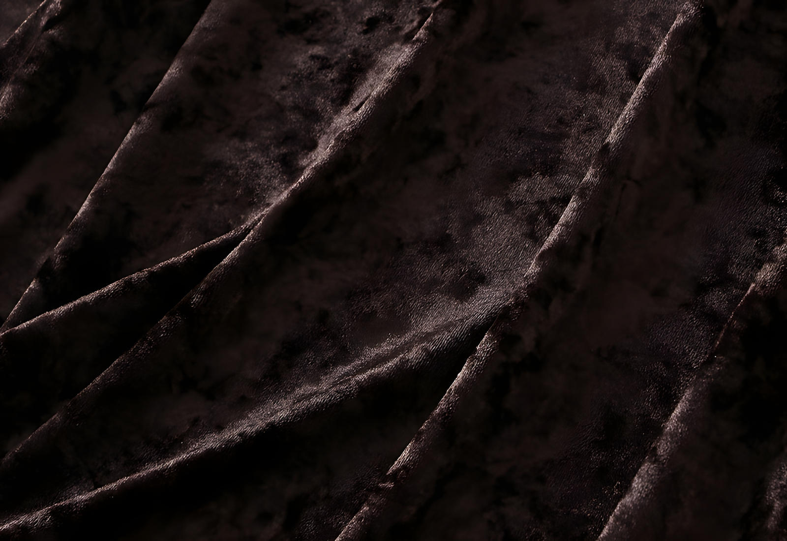 Luxury Velvet Mermaid Style Brown Skirt - 0517_BRO