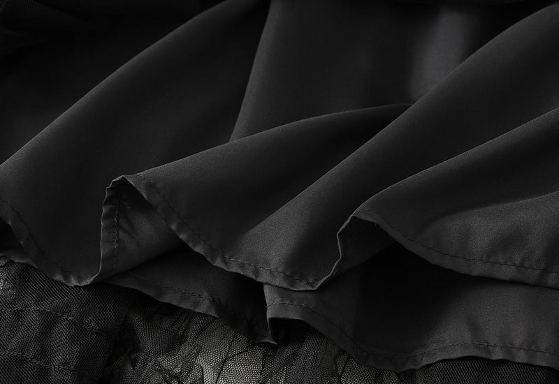 Elegant Ruffled Tulle Skirt