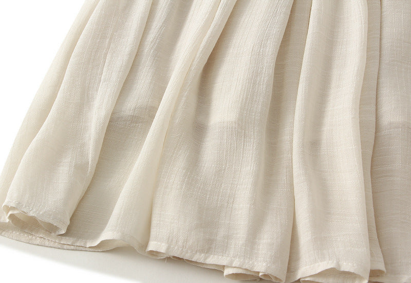 Bohemian Viscose Fabric A Line Skirt