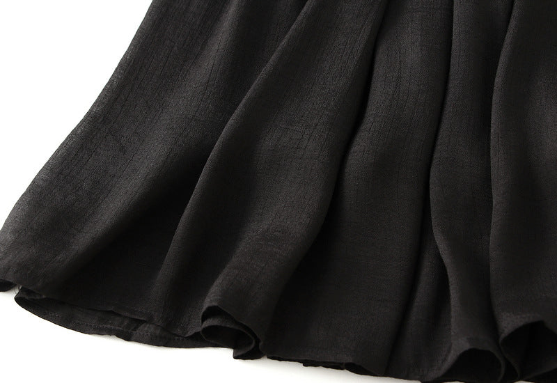 Bohemian Viscose Fabric A Line Skirt