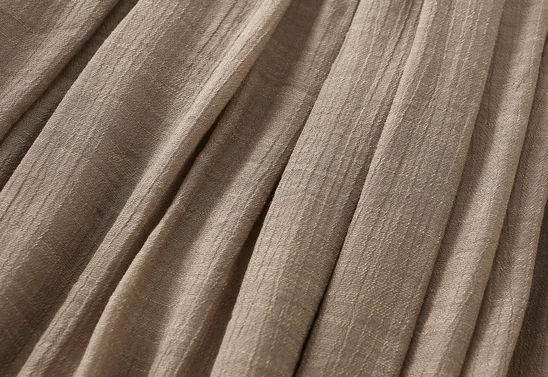 Bohemian Viscose Fabric A Line Skirt