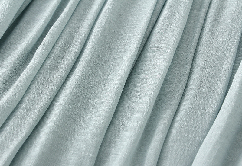 Bohemian Viscose Fabric A Line Skirt