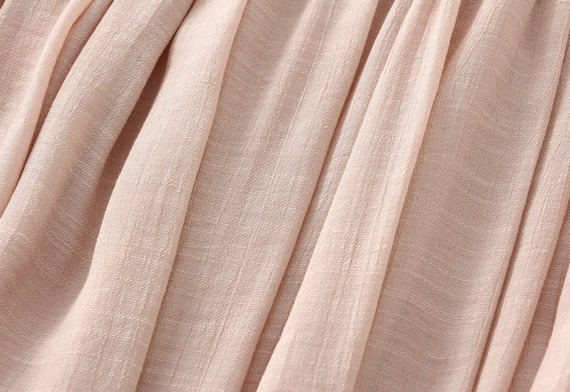 Bohemian Viscose Fabric A Line Skirt