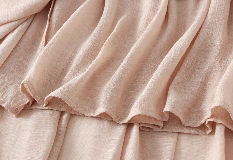 Bohemian Viscose Fabric A Line Skirt