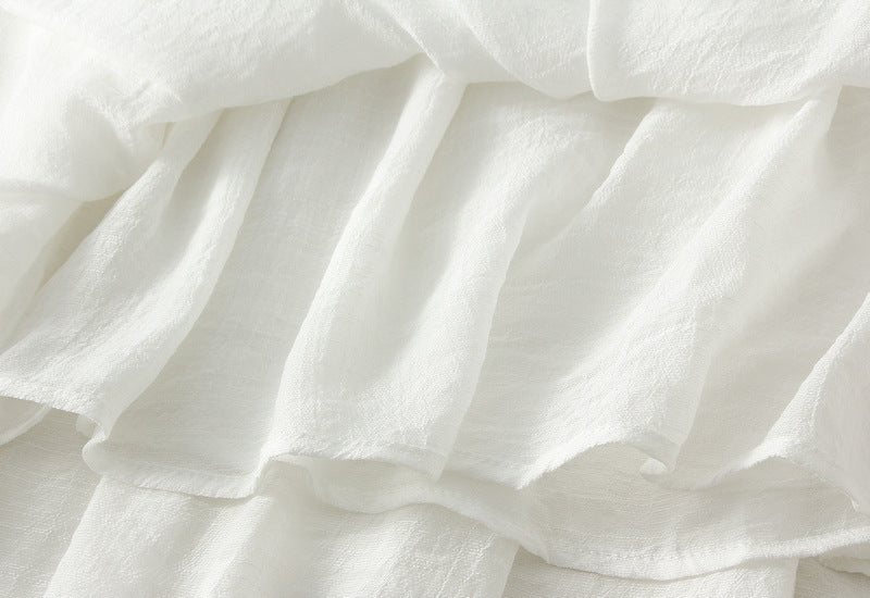 Bohemian Viscose Fabric A Line Skirt