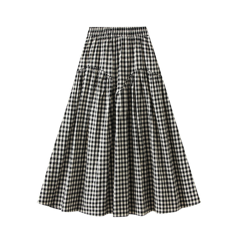 Retro Plaid Skirt