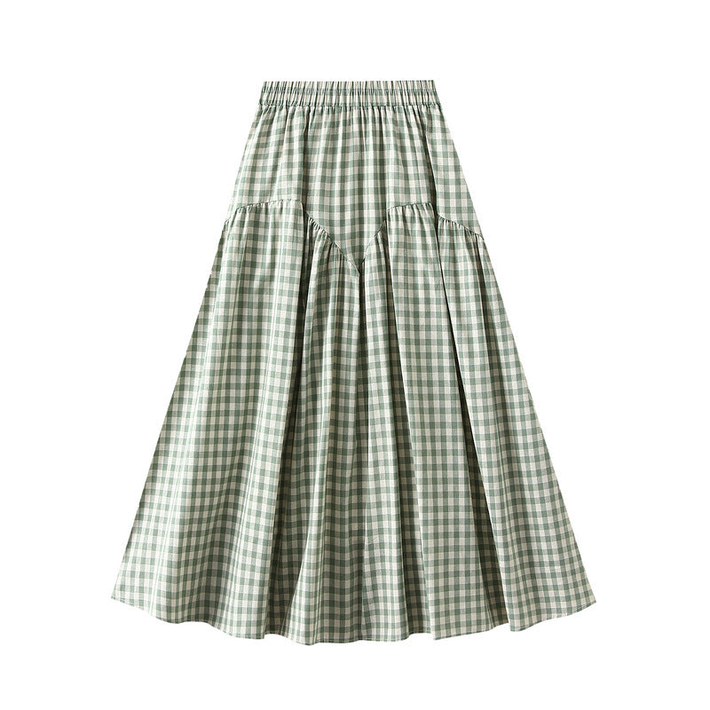 Retro Plaid Skirt