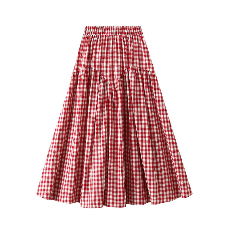 Retro Plaid Skirt
