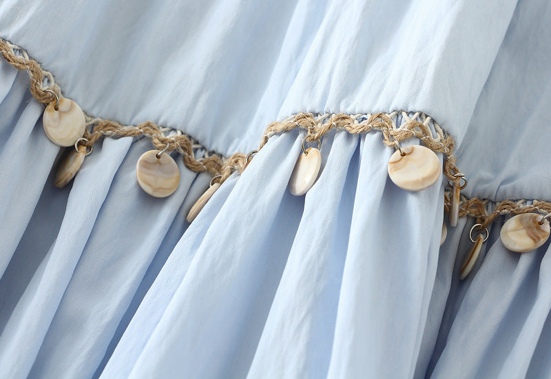 Gypsy Muse Skirt in Slate Blue