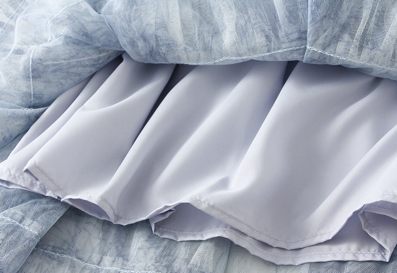 Whimsical Layered Tulle Maxi Skirt