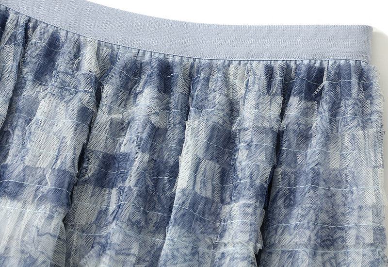 Whimsical Layered Tulle Maxi Skirt