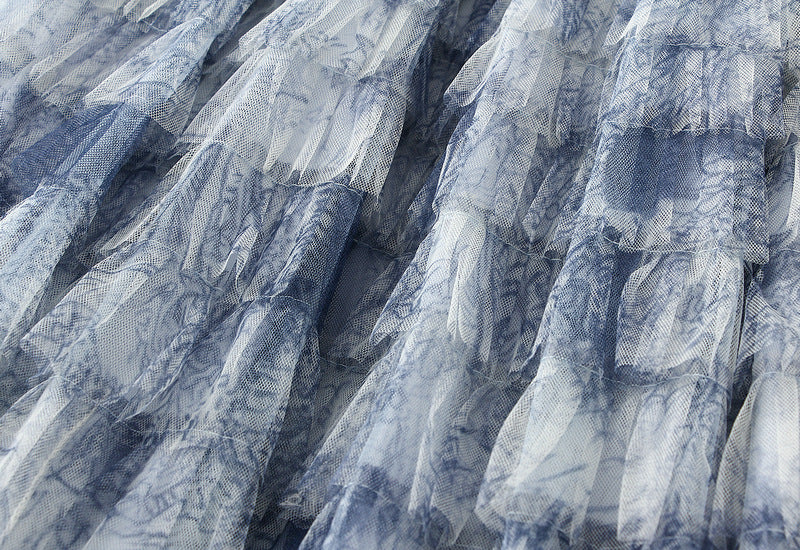 Whimsical Layered Tulle Maxi Skirt