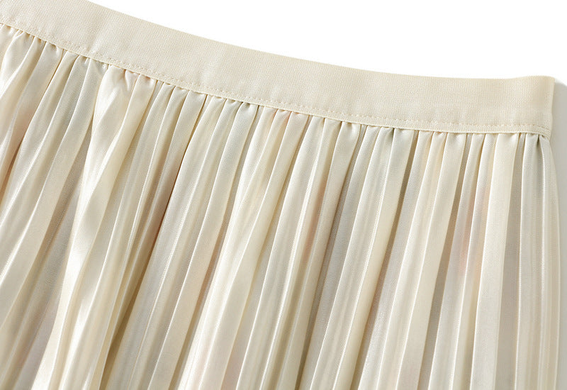 Reversible Bloom Reverie Floral Mesh Skirt - 8331_APRICOT