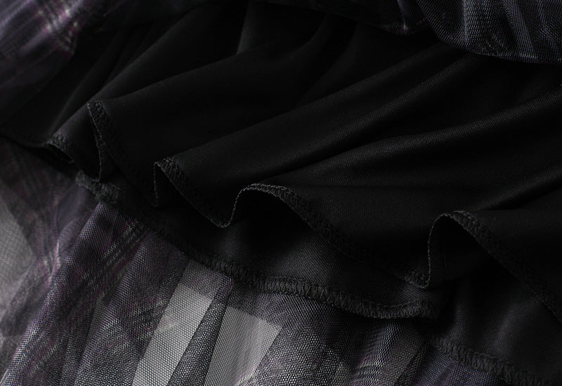 Gothic Layered Tulle Skirt