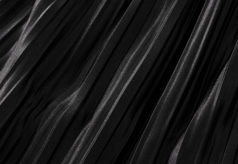 Reversible Midnight Garden Tiered Skirt - 8935_BLACK