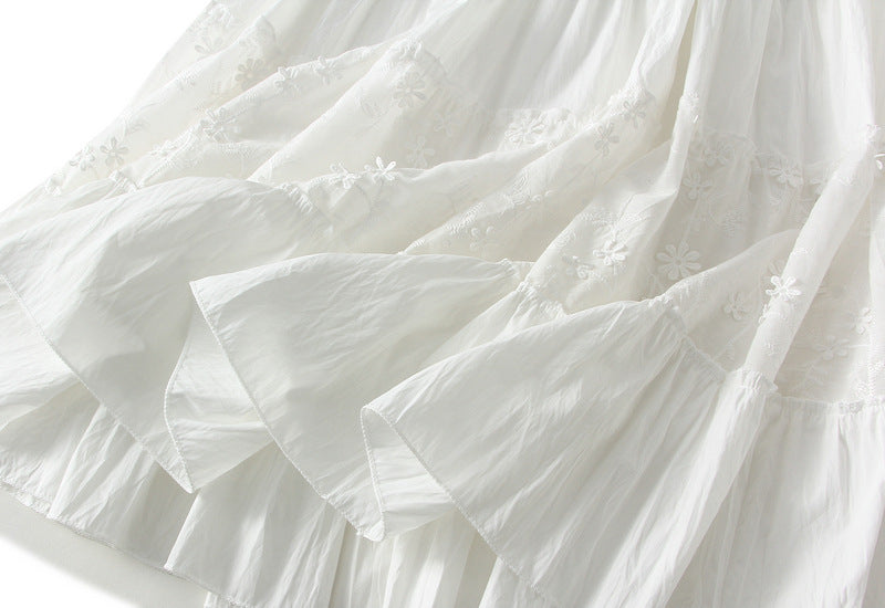 Ivory Prairie Maxi Skirt - 9095_WHITE