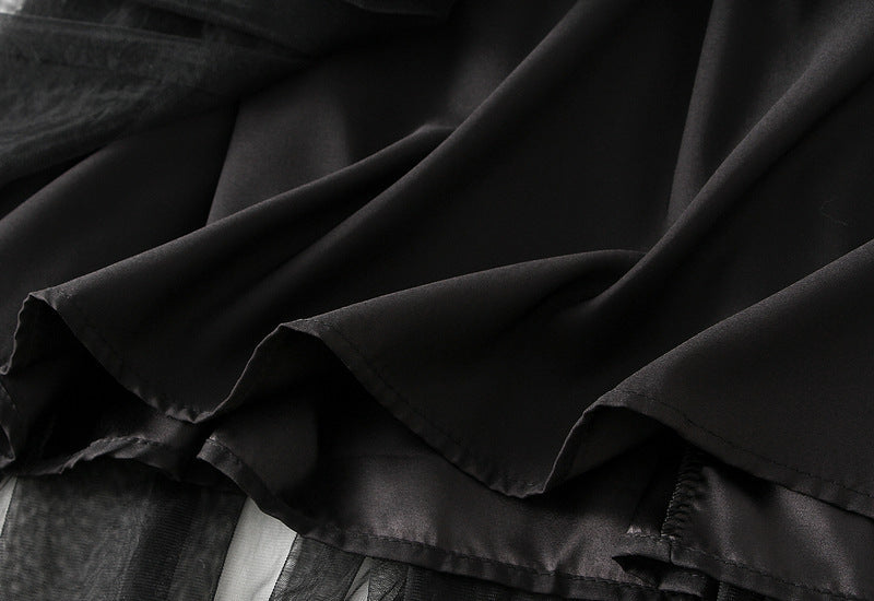 Moonlight Noir Tulle Skirt - 0826_BLACK