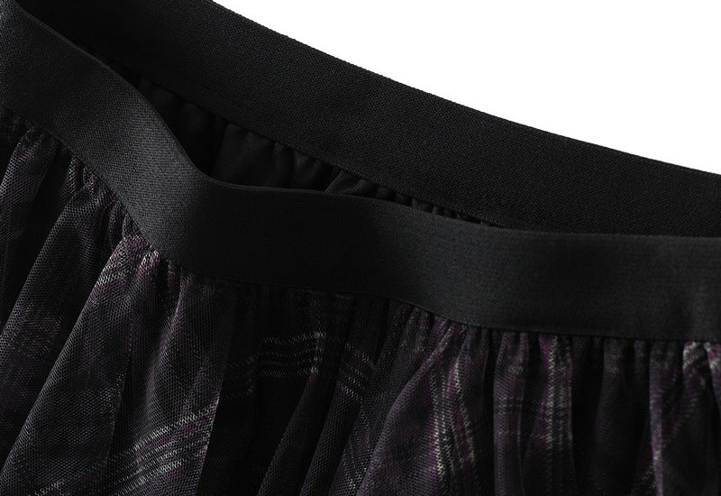 Gothic Layered Tulle Skirt