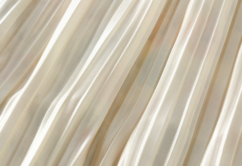 Reversible Bloom Reverie Floral Mesh Skirt - 8331_APRICOT