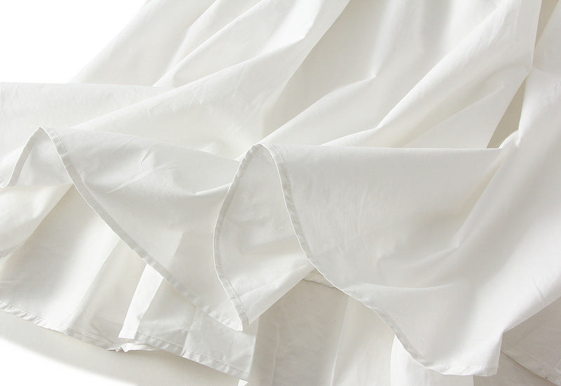 Elegant Ruffle High-Waist Maxi Skirt - 2507_WHITE