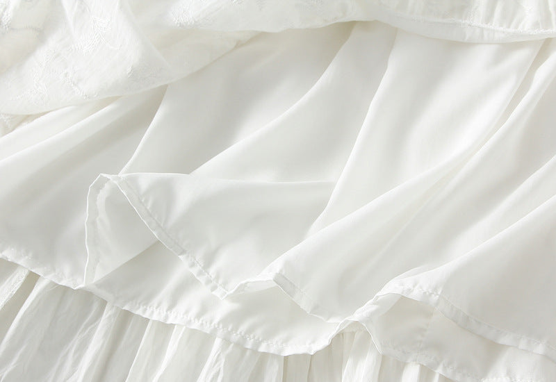 Ivory Prairie Maxi Skirt - 9095_WHITE