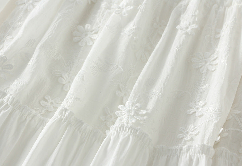 Ivory Prairie Maxi Skirt - 9095_WHITE