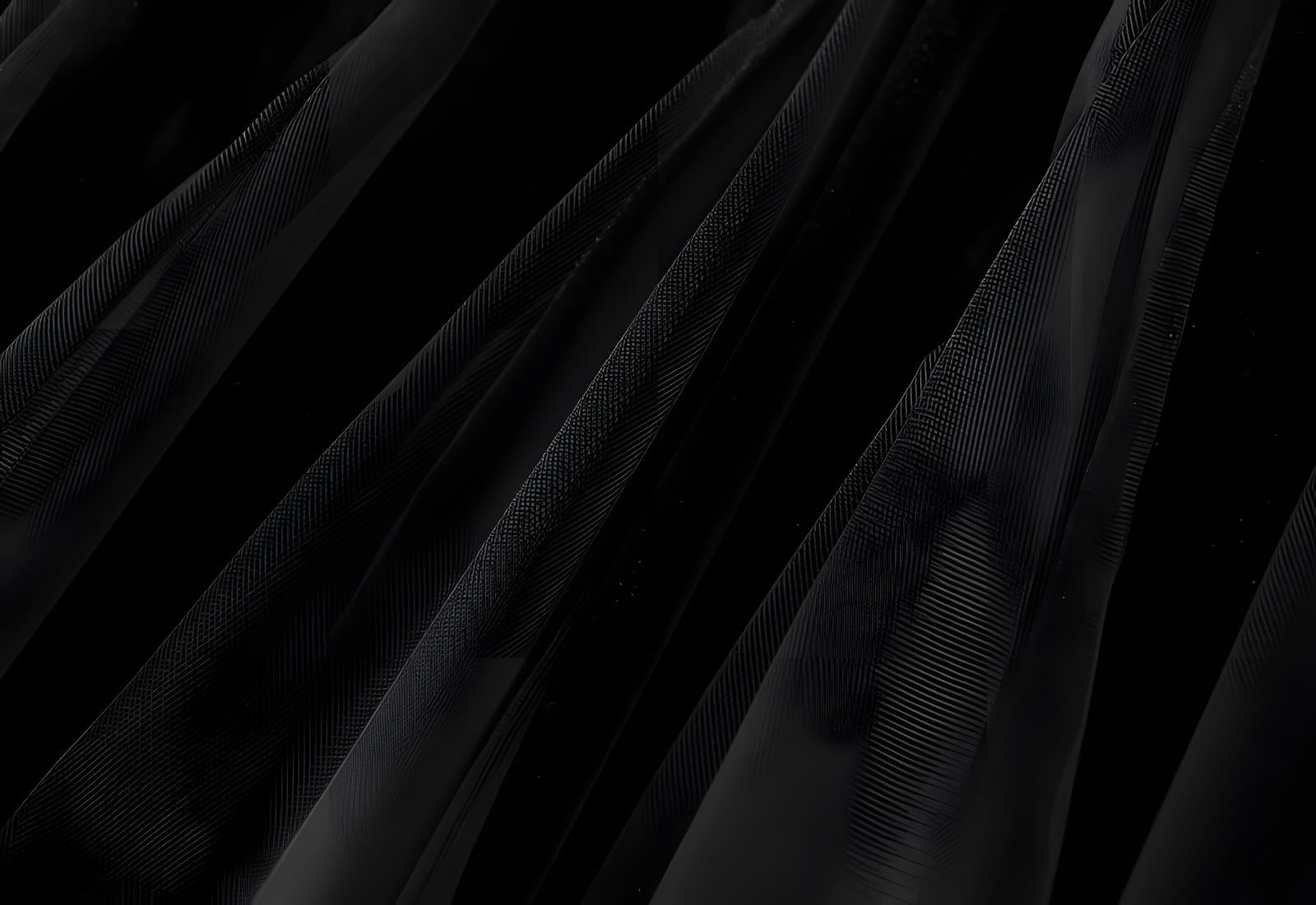 Velvet And Mesh Black Gored Skirt - D8810_BLA