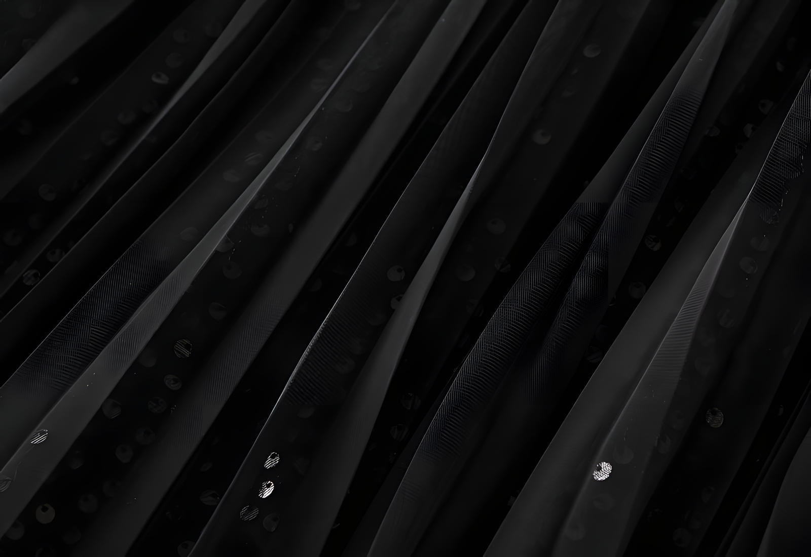 Multilayer Mesh and Sequinned A-Line Skirt with Satin Lining - K503_BLACK