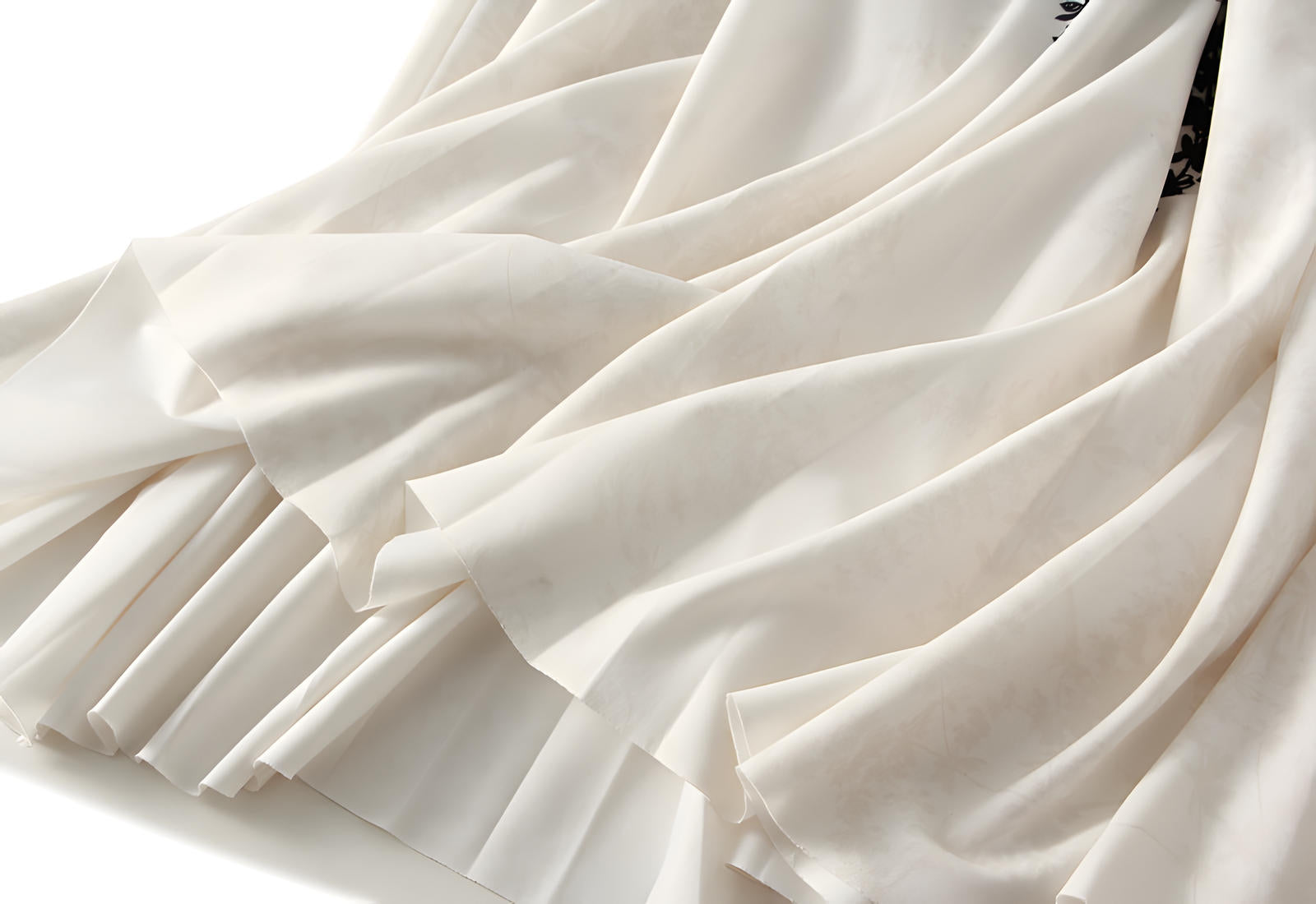 Chiffon Printed A Line Skirt - 2125_FLR_APR