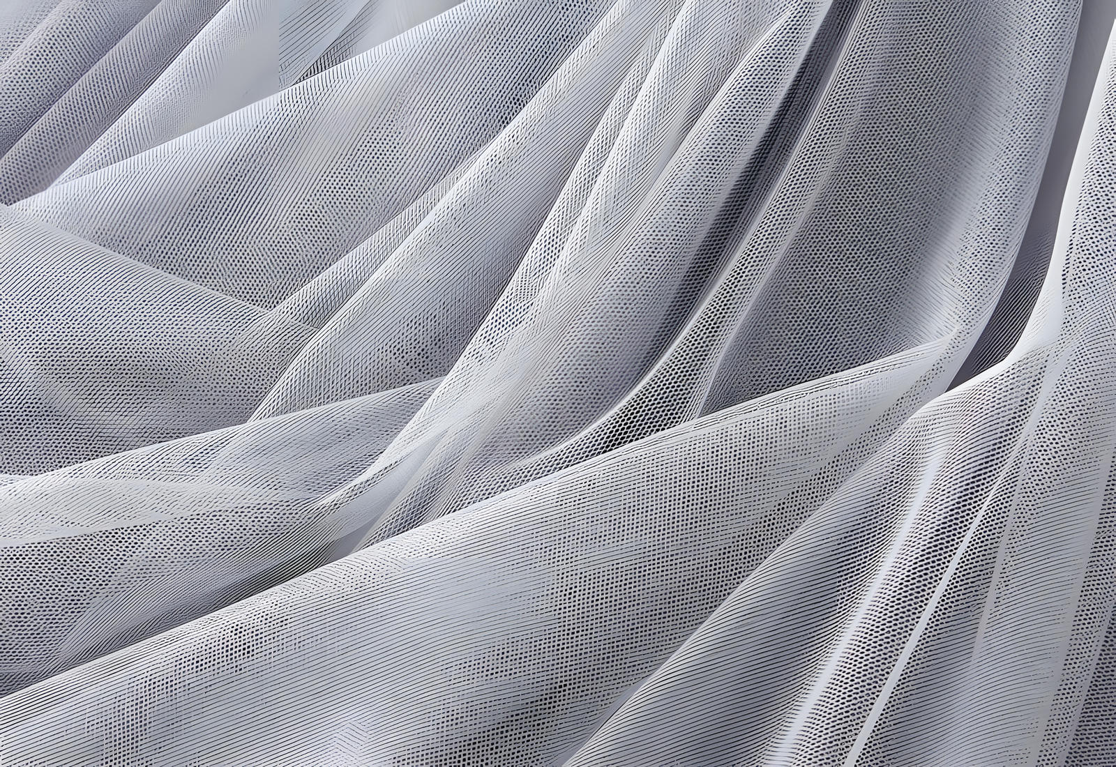 Mesh Multilayer Short Skirt With Satin Lining - A013_GREY