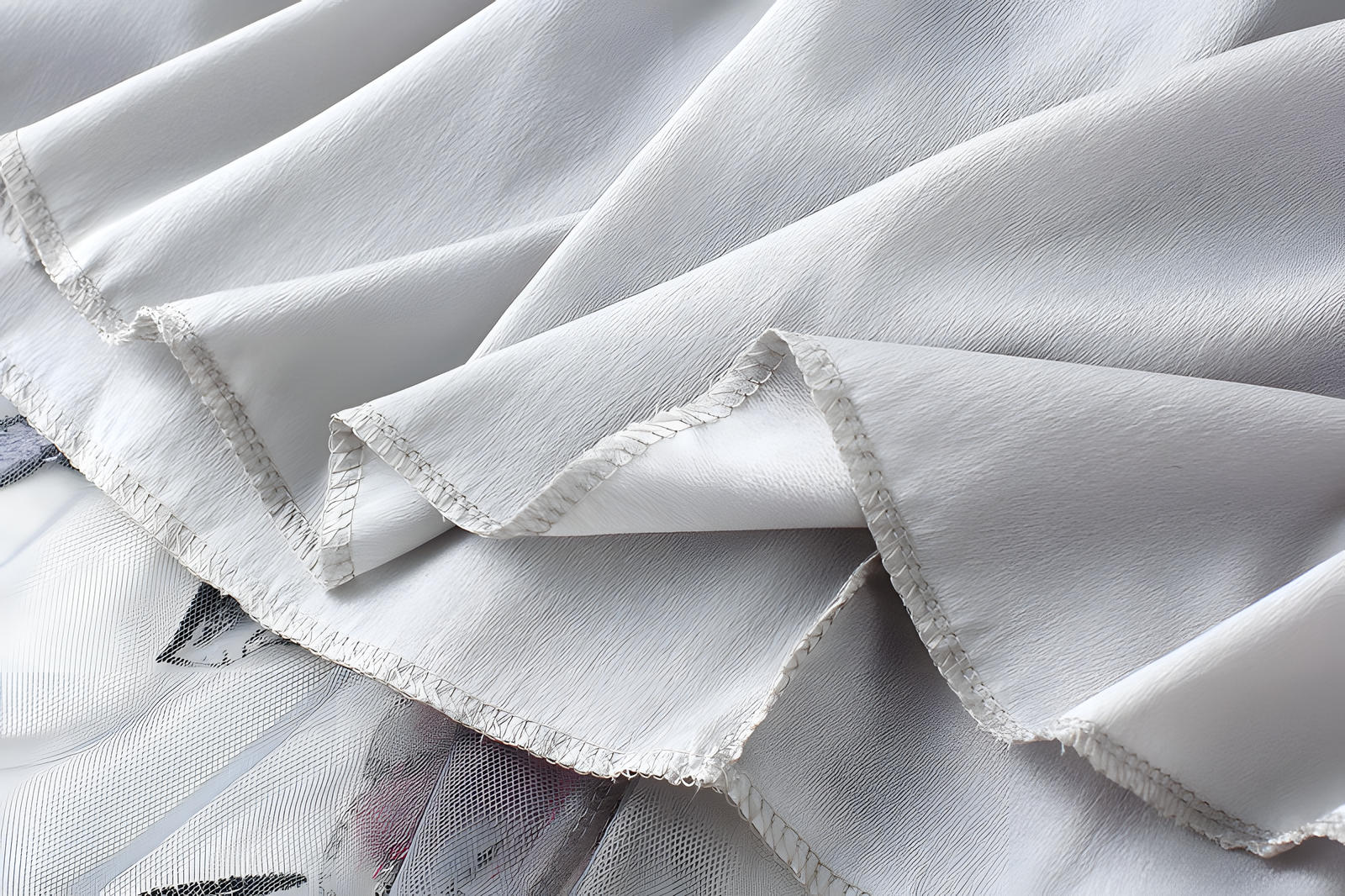 Exquisite Dragonfly Heavy Embroidery Skirt with Intricate Details - 8649_GREY