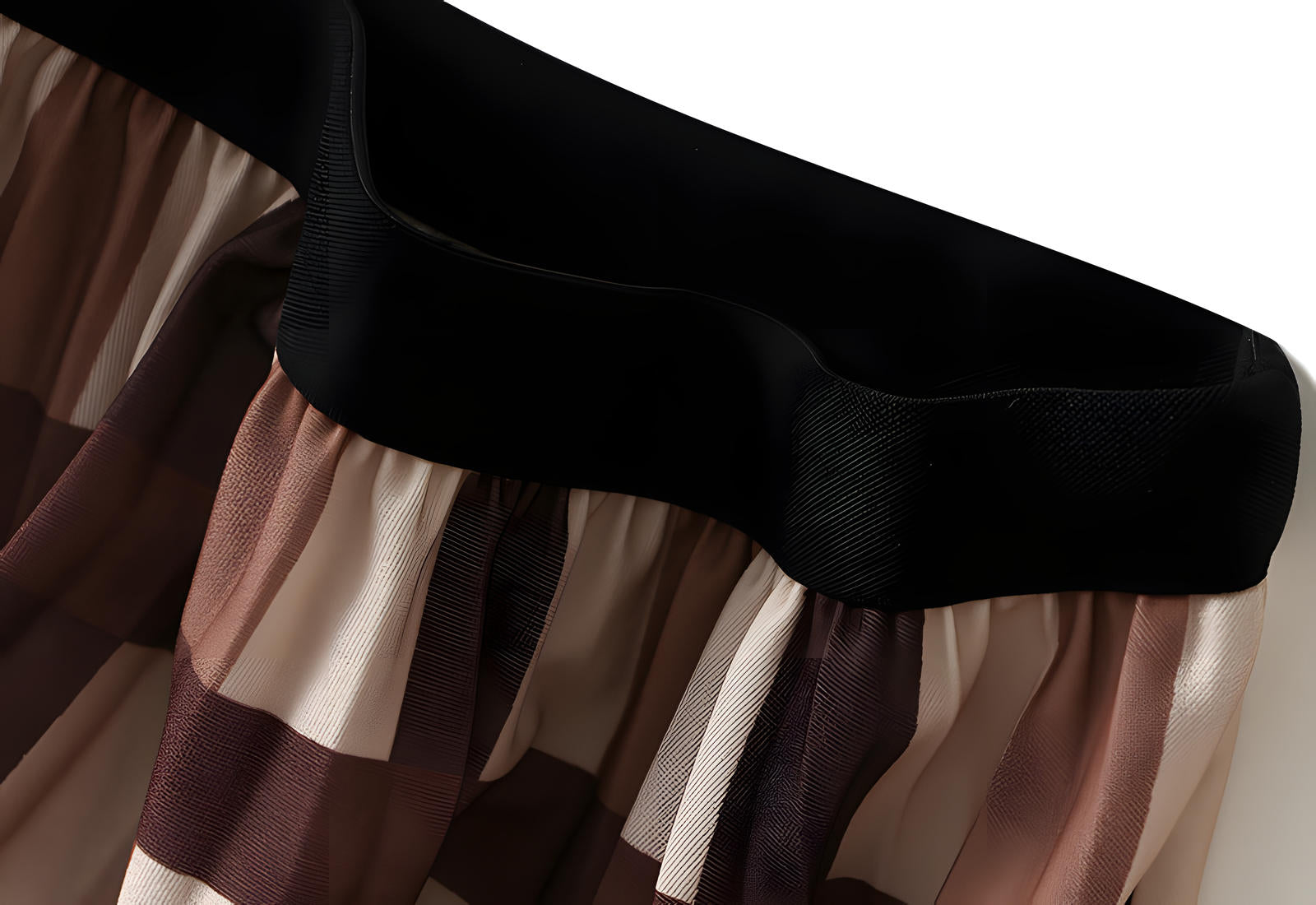 A Line Classic Khaki Plaid Skirt - 2125_PLD_KHA