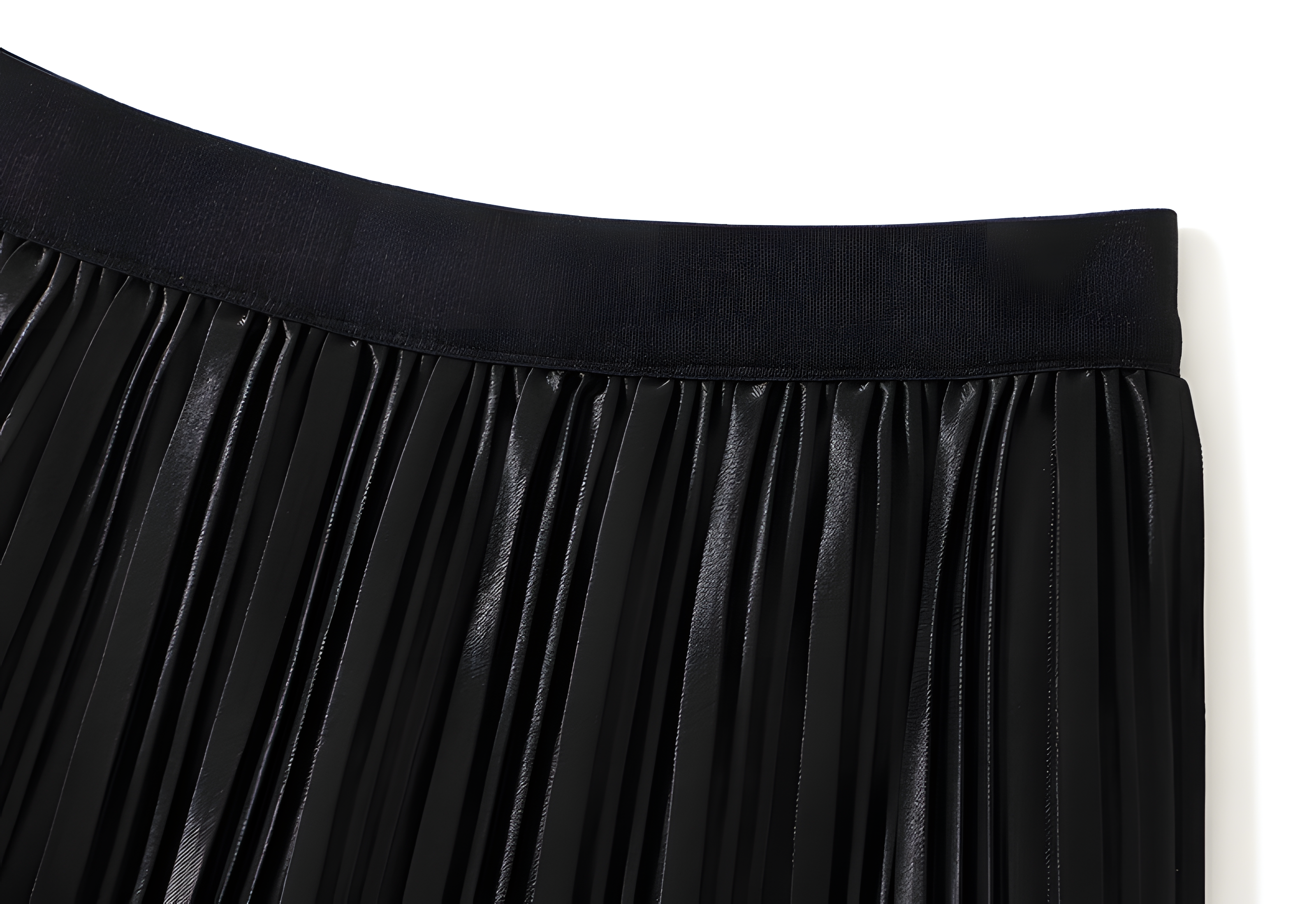 Elegant Luxury Gradient Multilayer A-Line Mesh Skirt - 0872_BLACK