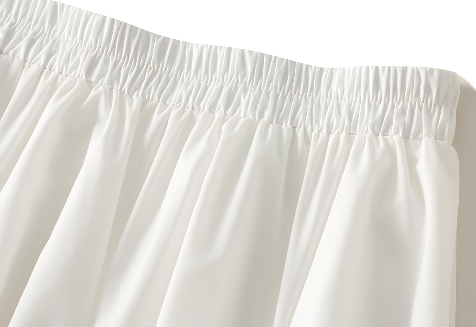 Ivory Grace Bow Skirt with Elegant Ribbon Detailing - 8931_WHITE