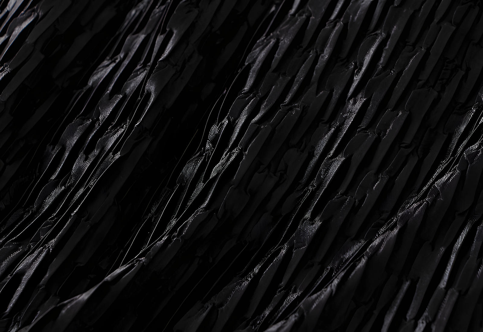 Mesh Multilayer Reversible Embossed Velvet Lining Skirt - 3613_BLACK