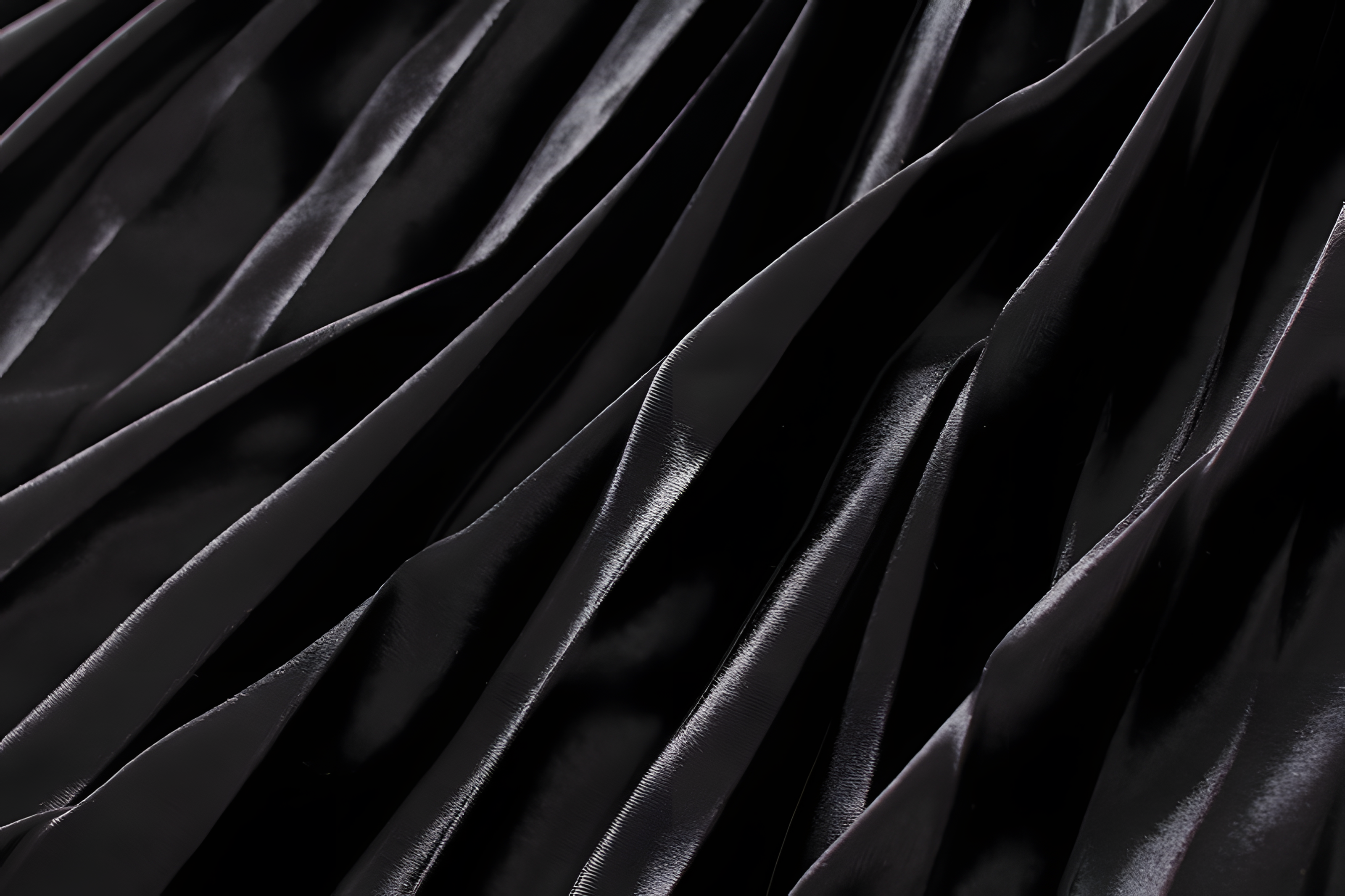 Velvet And Mesh Multilayer Pleated Skirt - 3319_BLACK