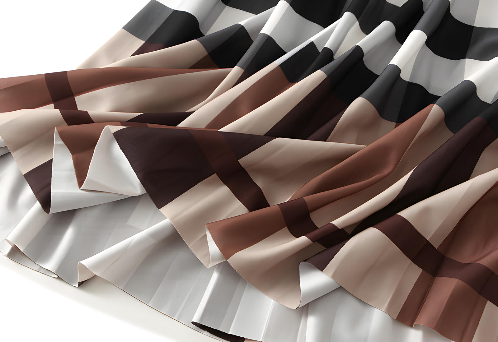 A Line Classic Khaki Plaid Skirt - 2125_PLD_KHA – MERZI : Premium