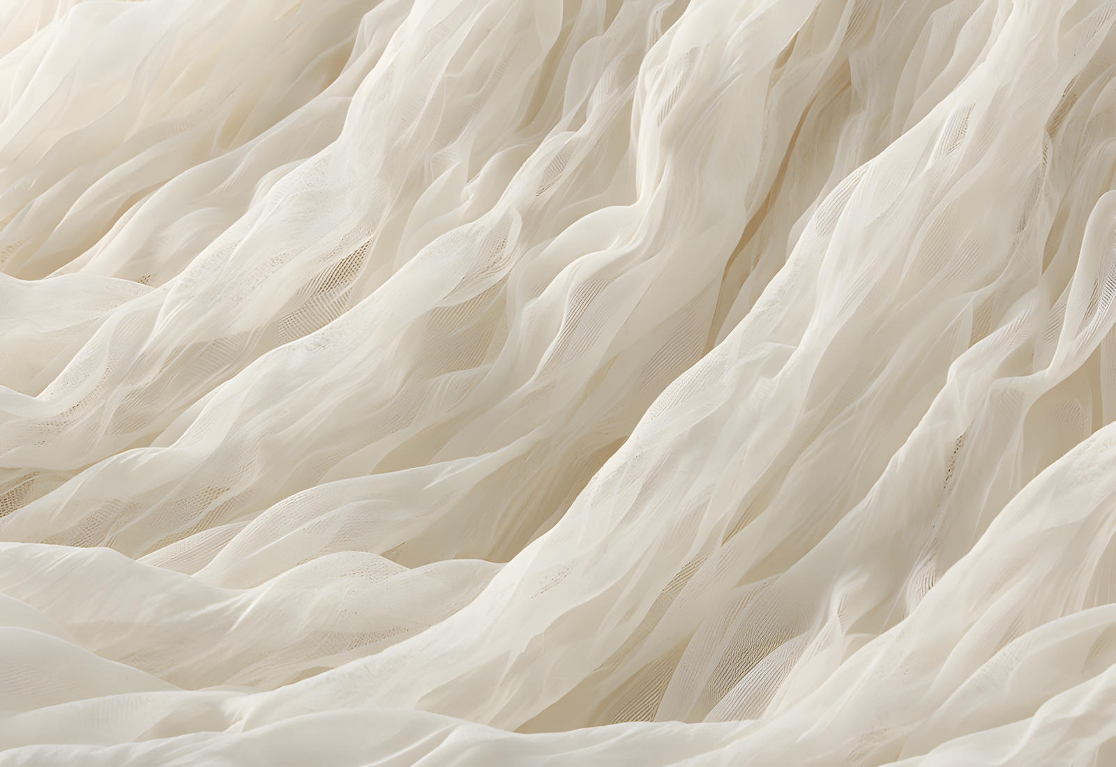 Multilayer Ripple Self Design A-Line Skirt	- J895_APRICOT