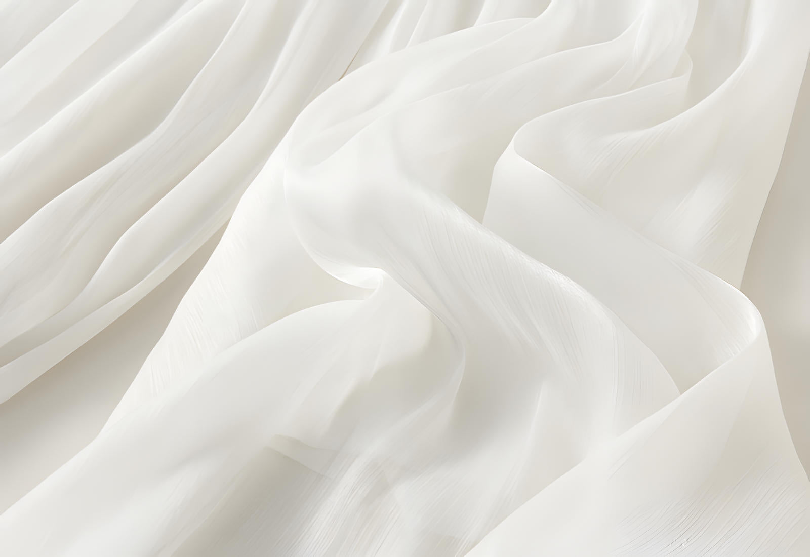 Pearlescent Lustre Wide Leg Skirt Pants - 6806_WHITE