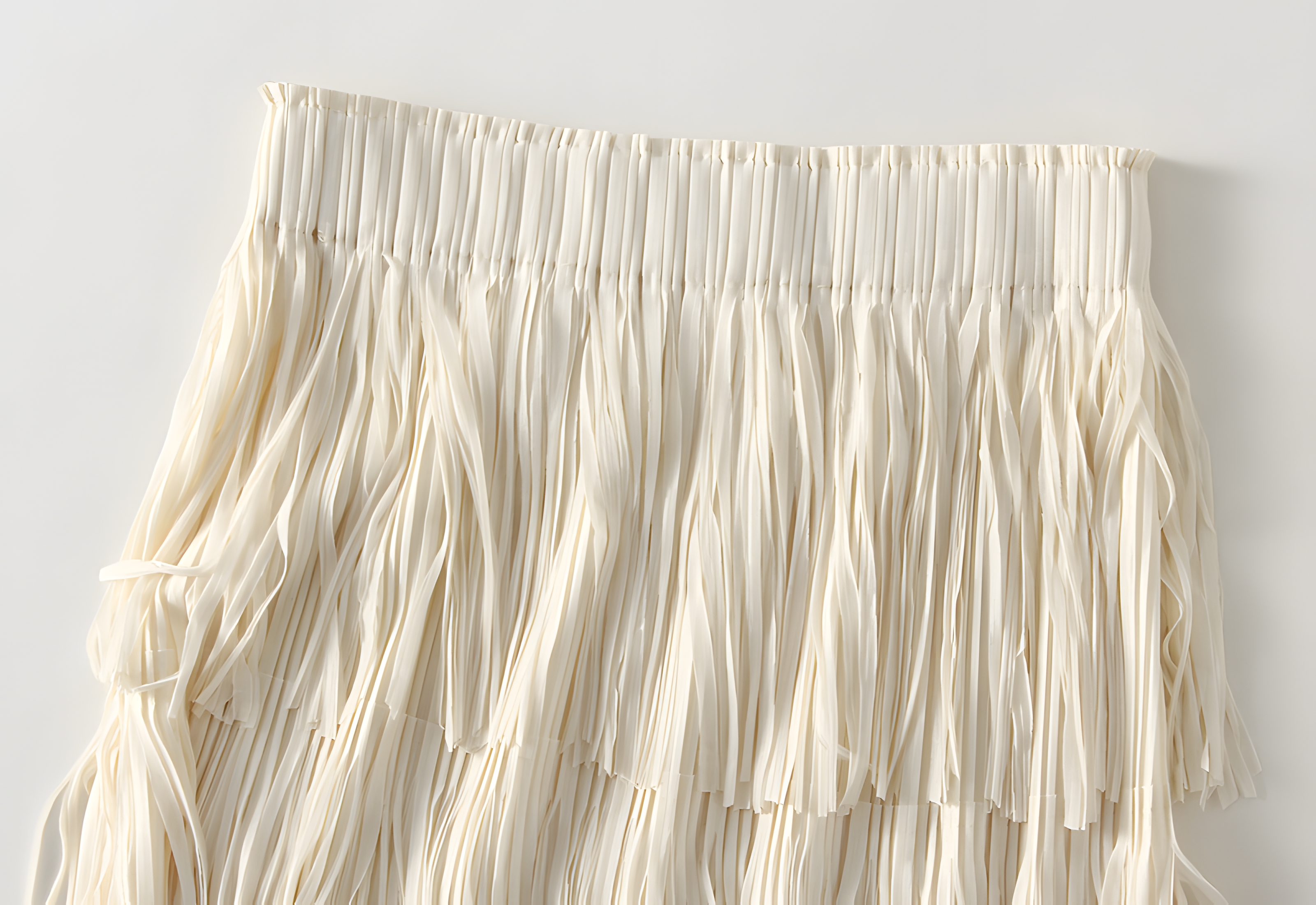 Multilayer Tassel Designer Skirt - 0666_APRICOT