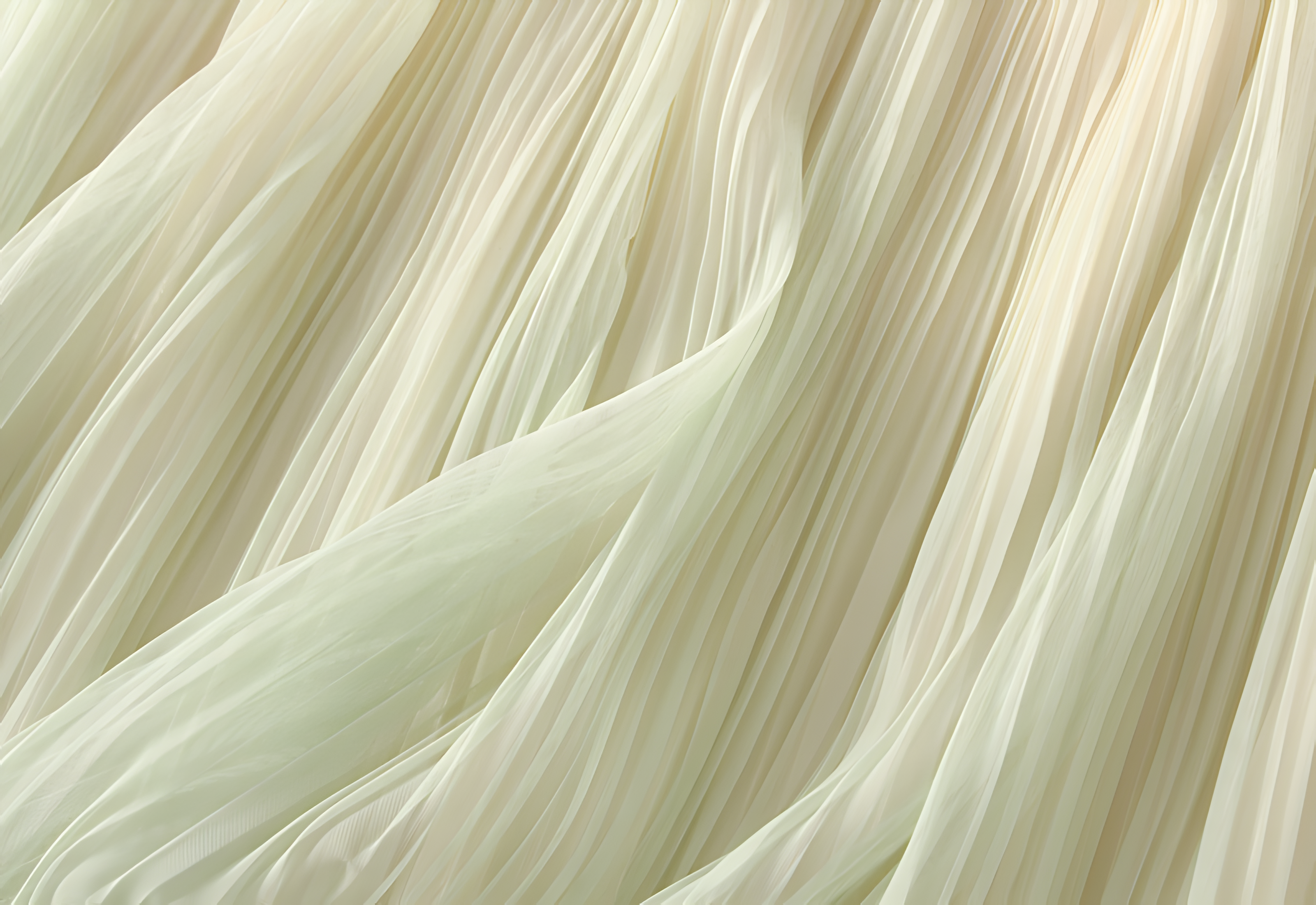 Elegant Luxury Gradient Multilayer A-Line Mesh Skirt - 0872_GREEN