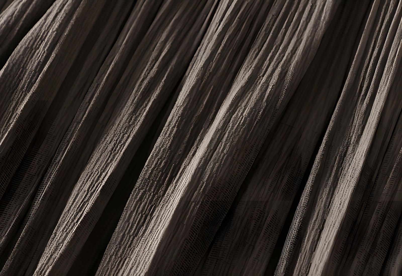 Micro Pleated Velvet A - Line Retro Skirt in Khaki - 1911_KHAKI