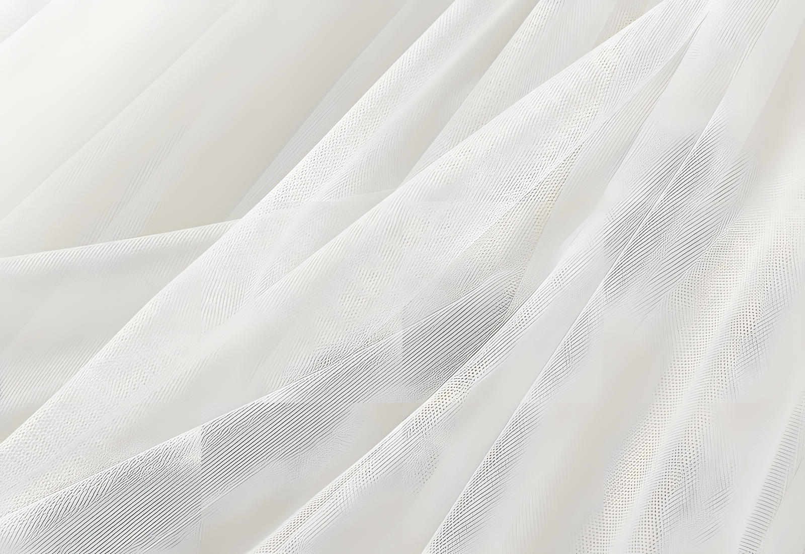 Mesh Multilayer Short Skirt With Satin Lining - A013_WHITE