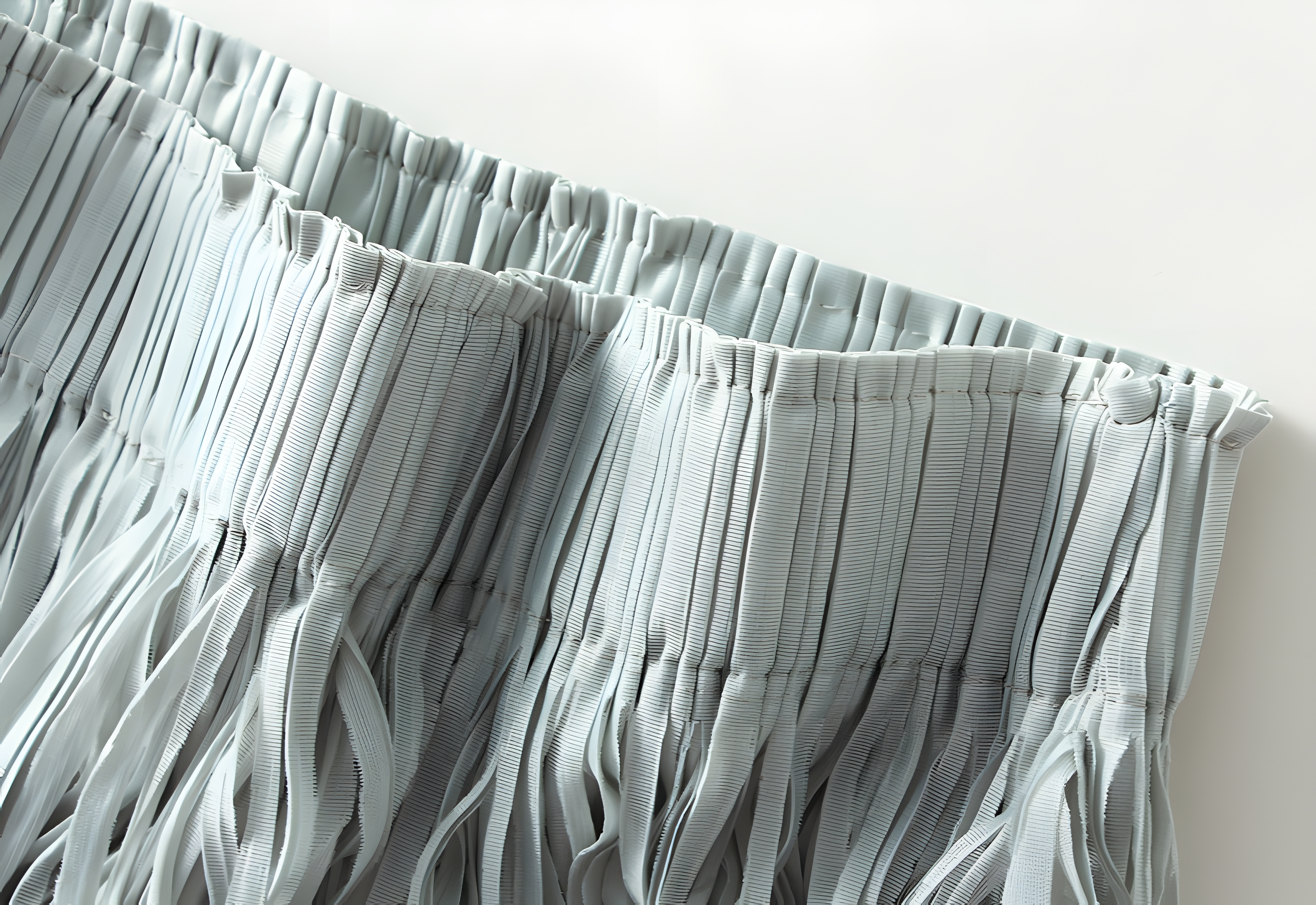 Multilayer Tassel Designer Skirt - 0666_GREYISH GREEN