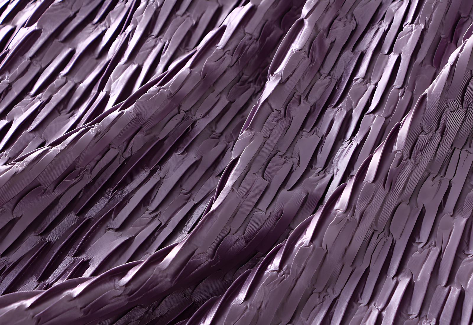 Mesh Multilayer Reversible Embossed Velvet Lining Skirt - 3613_PURPLE