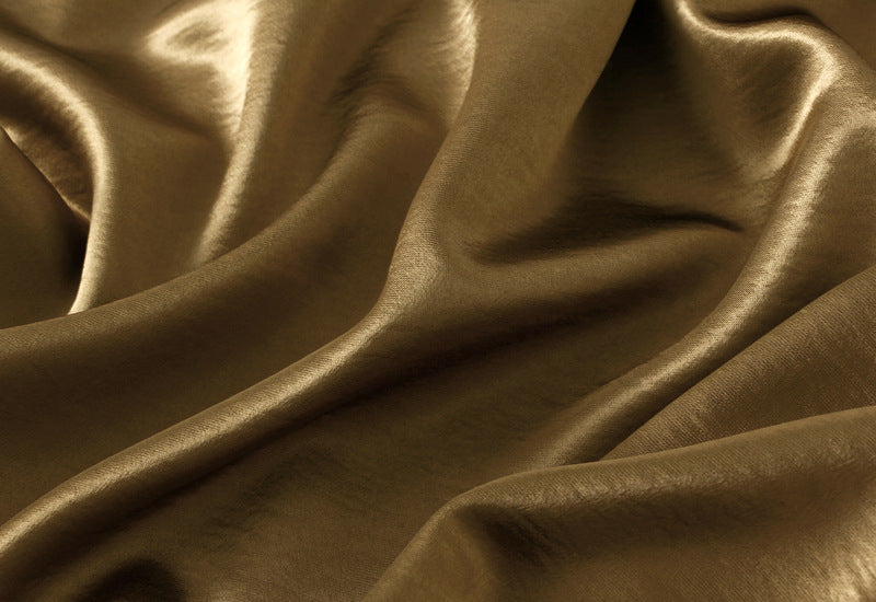 Luxe Satin Drape A-Line Skirt with Fluid Elegance - 9903-1_GOLD_L
