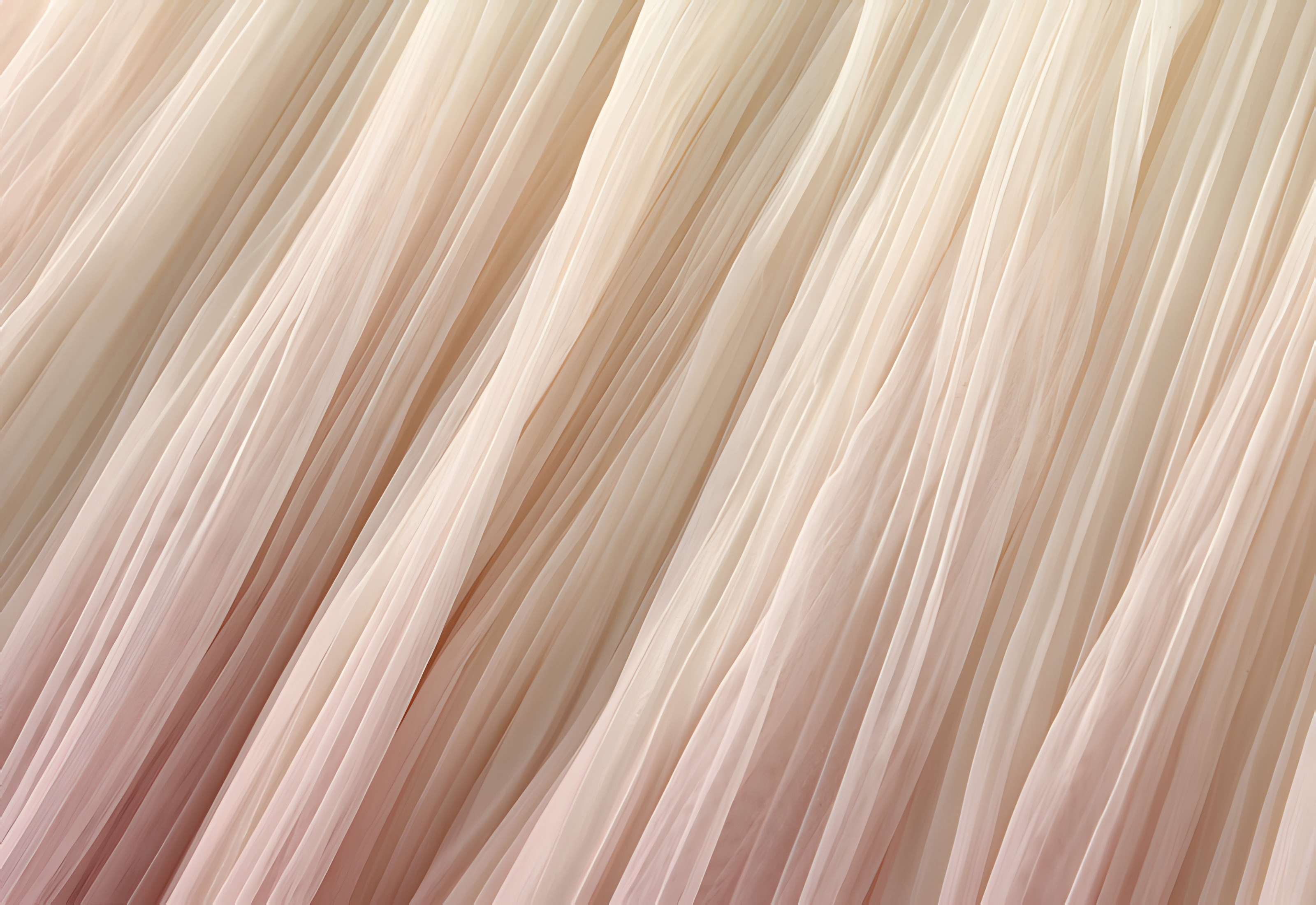 Elegant Luxury Gradient Multilayer A-Line Mesh Skirt - 0872_PINK