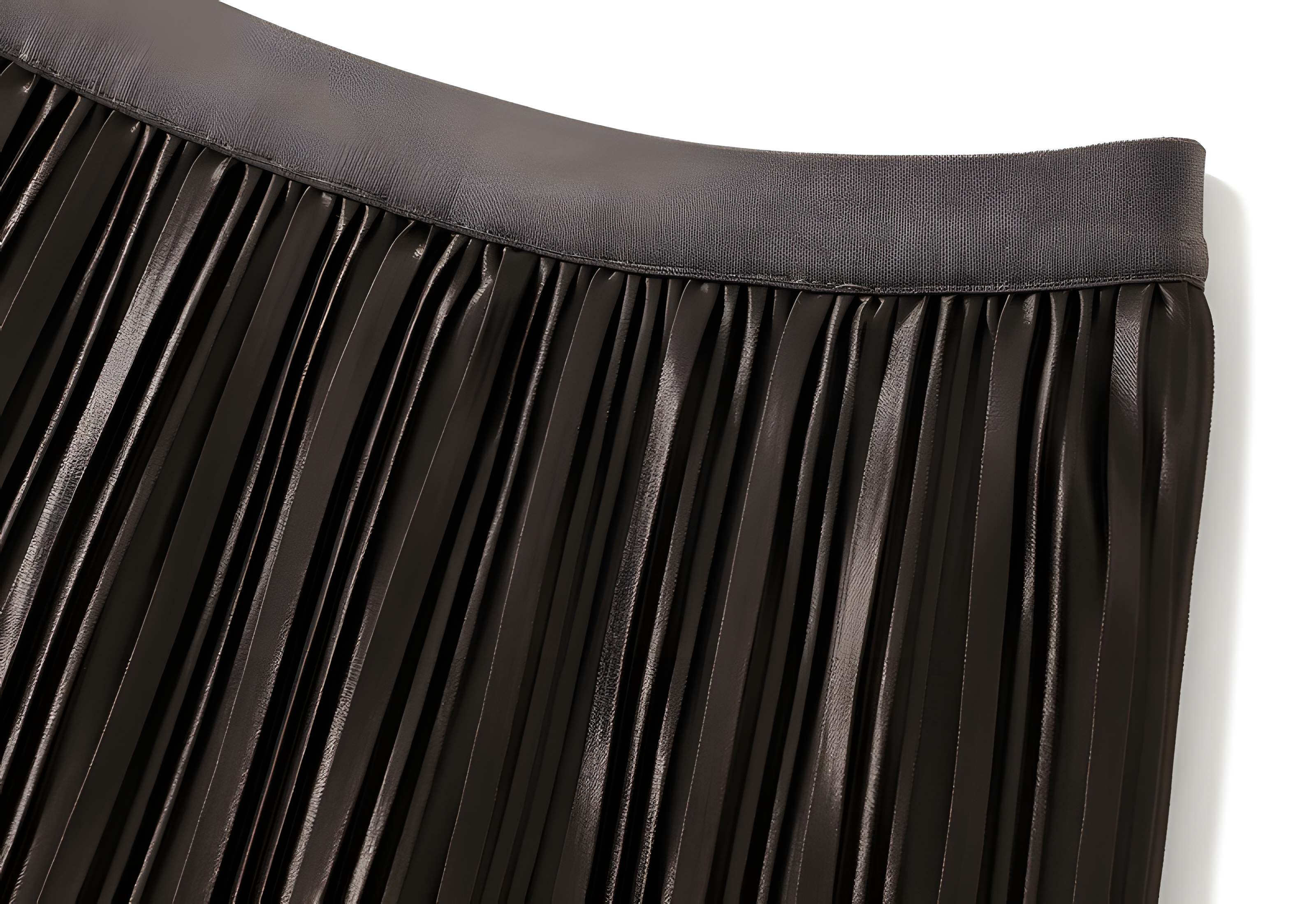 Elegant Luxury Gradient Multilayer A-Line Mesh Skirt - 0872_KHAKI