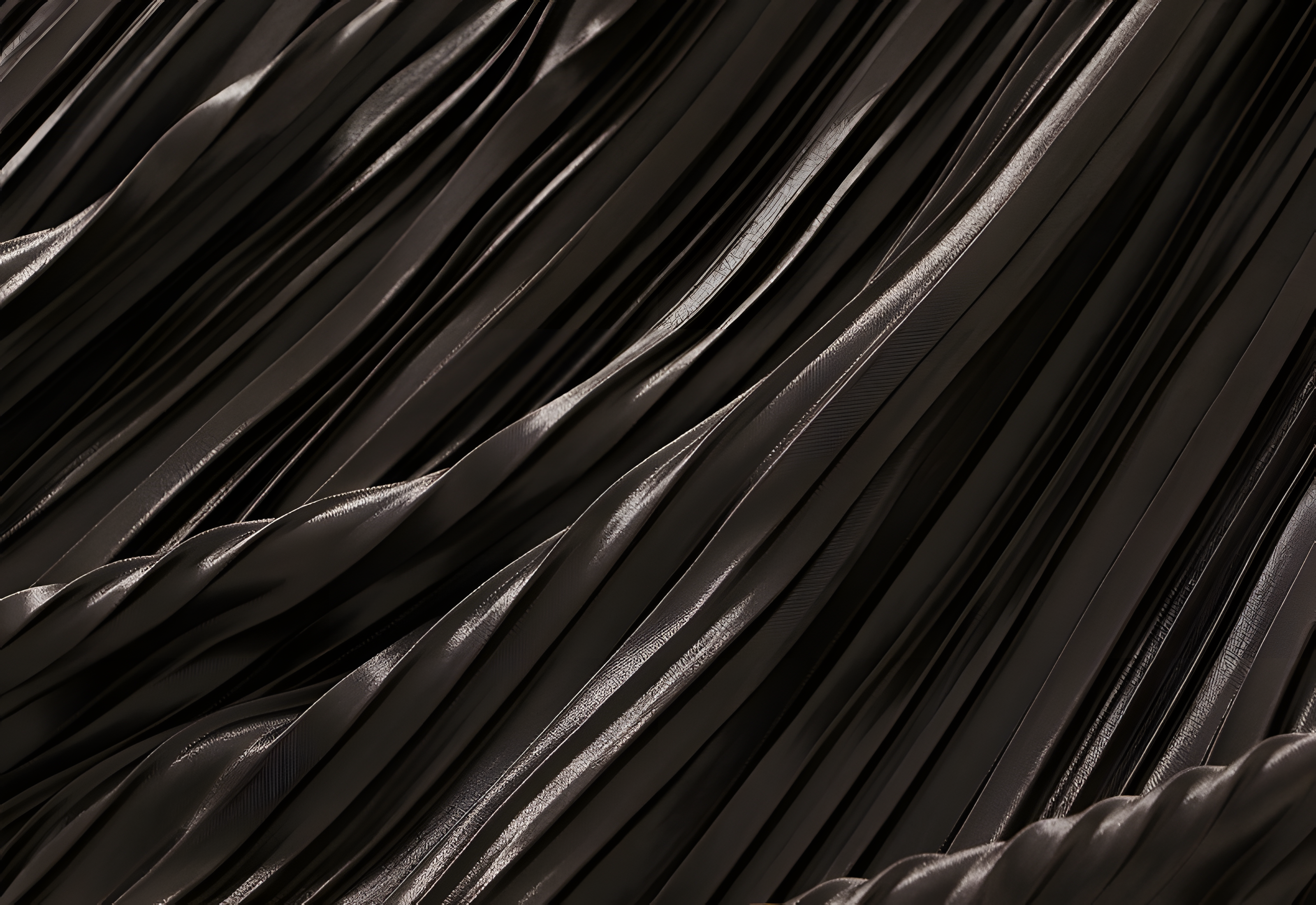 Elegant Luxury Gradient Multilayer A-Line Mesh Skirt - 0872_KHAKI