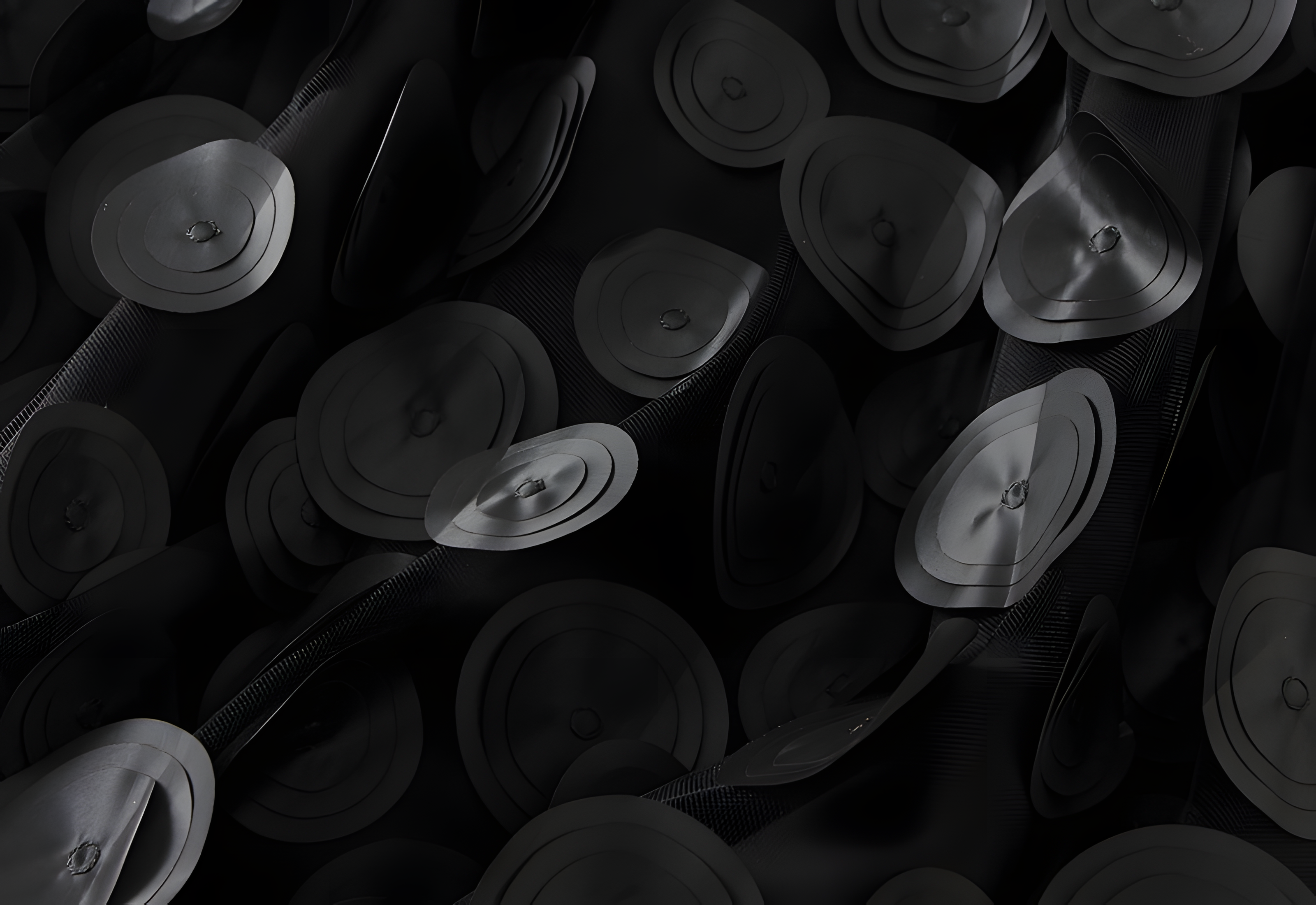 Polka Dot Hepburn Style Umbrella Mesh Skirt - 0931_BLACK